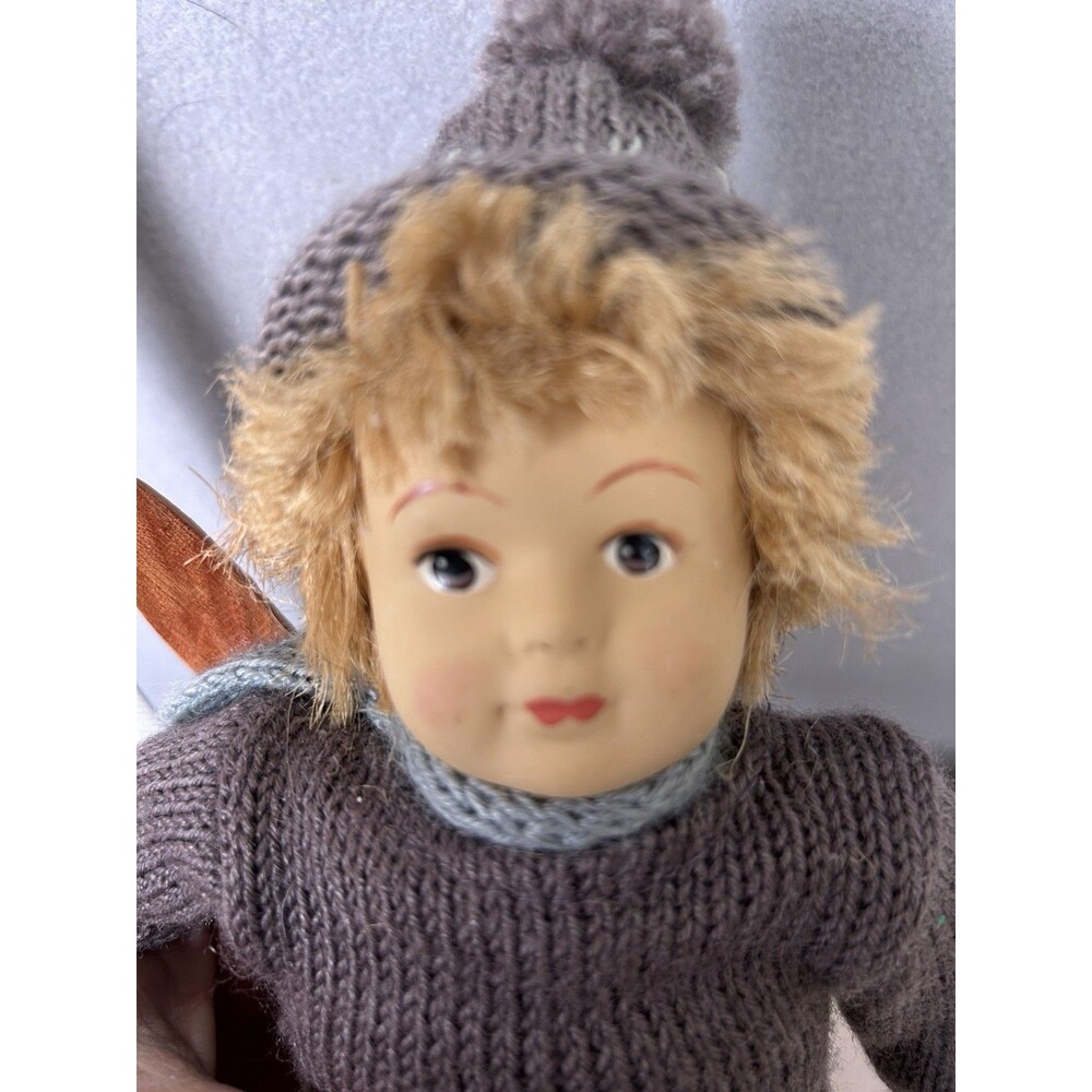 Vintage Kein Spielzeug German Doll "Not A Toy" Porcelain Late 20th Century